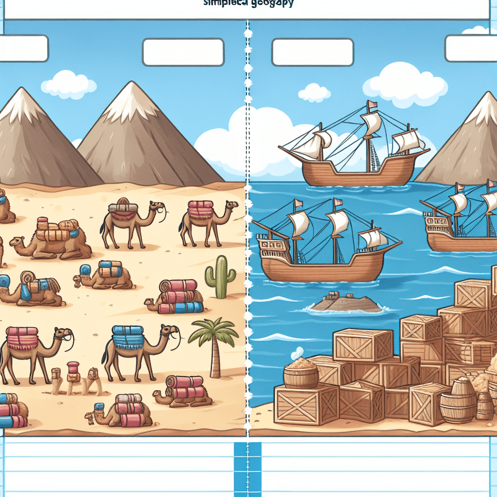 Trading Across Deserts and Oceans: Geography's Impact on Trade