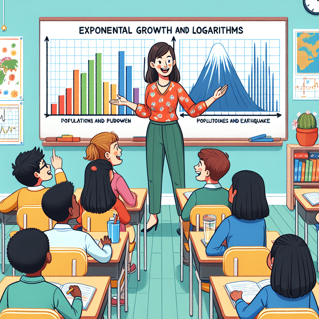 Exponential Growth and Logarithms: Populations and Earthquakes