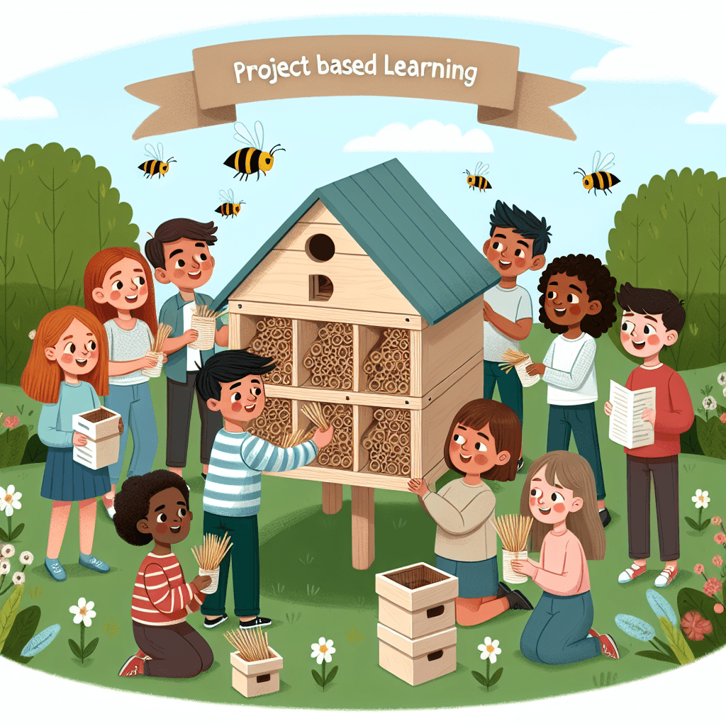 Bee Hotel Building for Solitary Bees