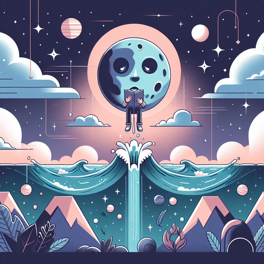 Tidal Tales: Moon's Grip and Ocean Tides