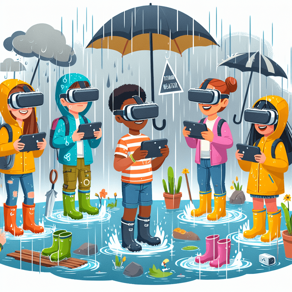 VR Extreme Weather Rain Gear Test