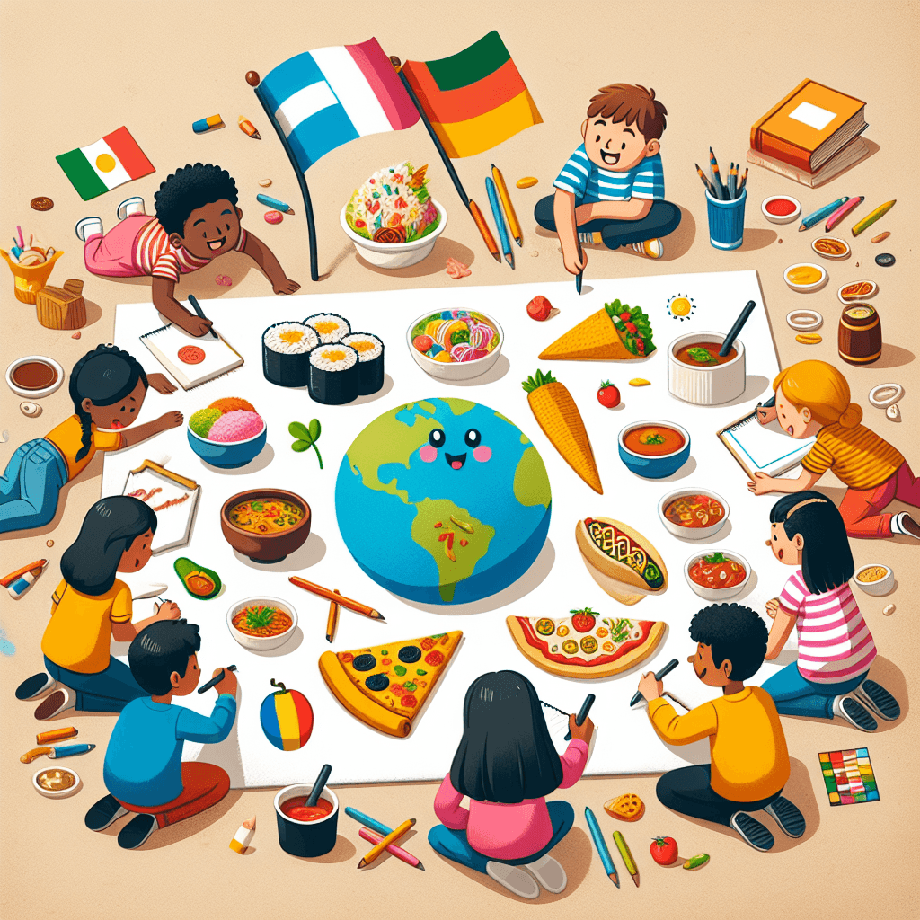 International Meal Menu Design