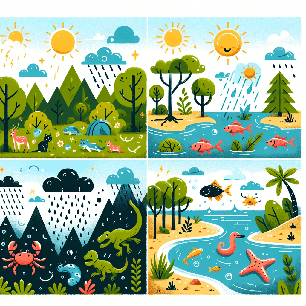 Living and Non-Living Worlds: Habitats and Weather