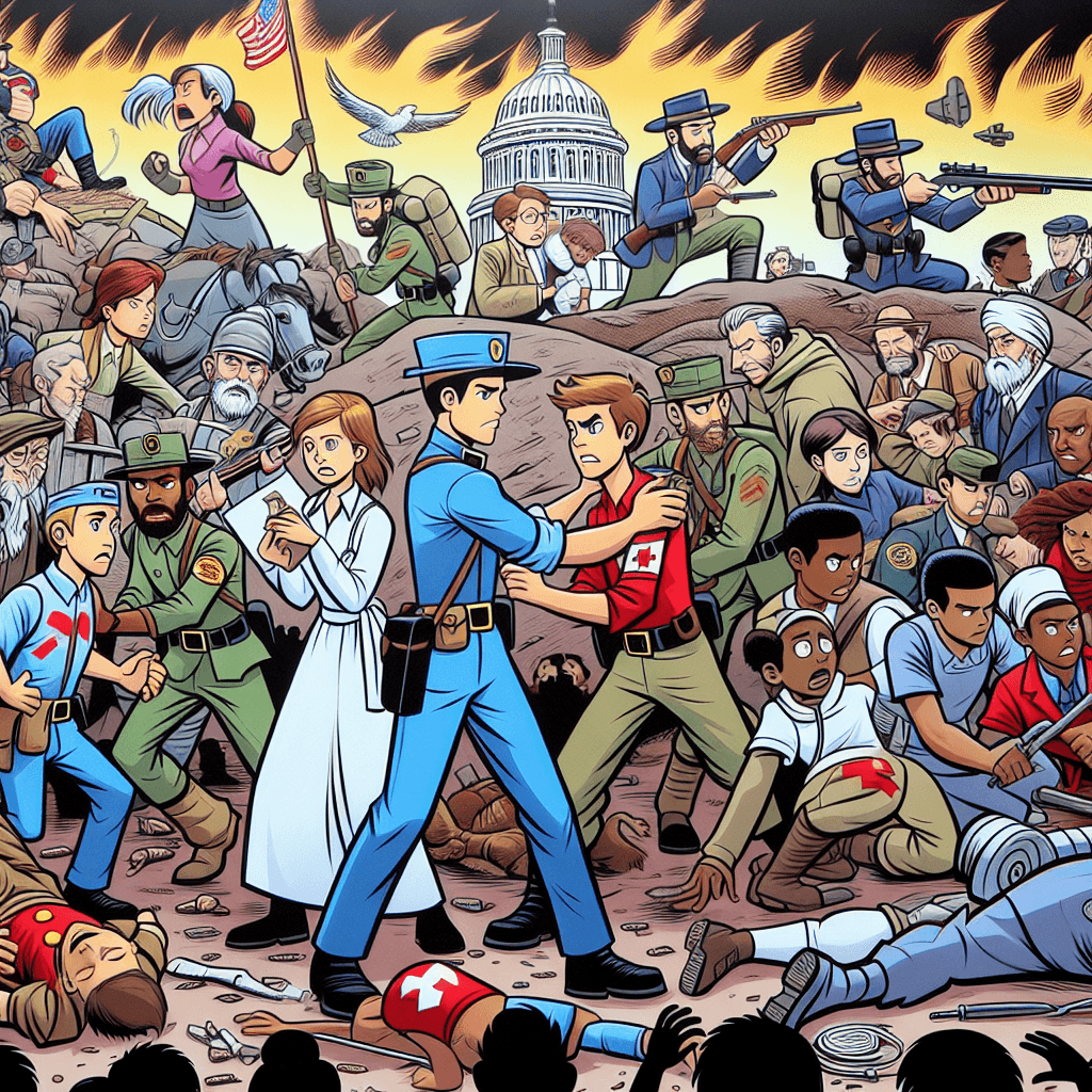 Civil War Comic Heroes: Illustrating History