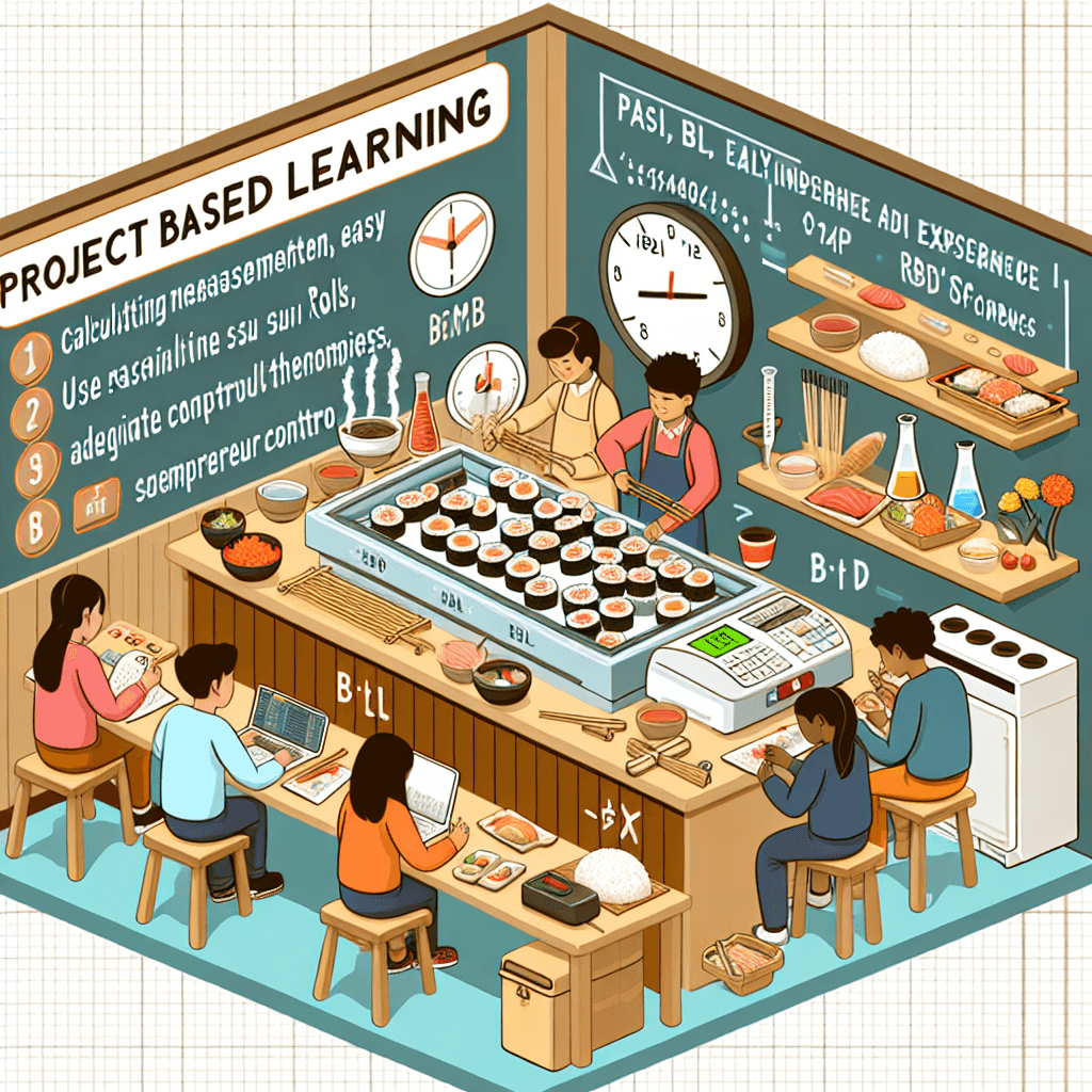 Sushi Bar Simulation with Math and Science