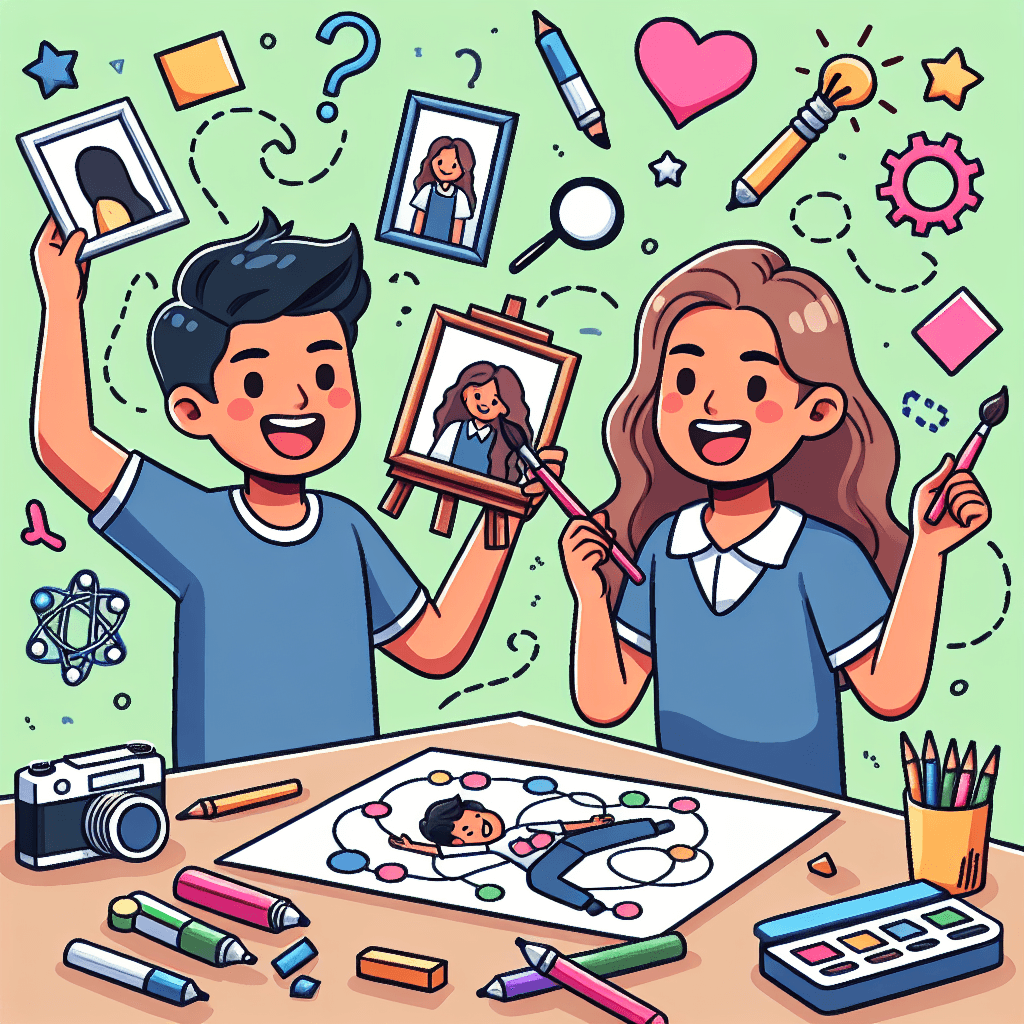 Symbolic Self-Portrait Creation