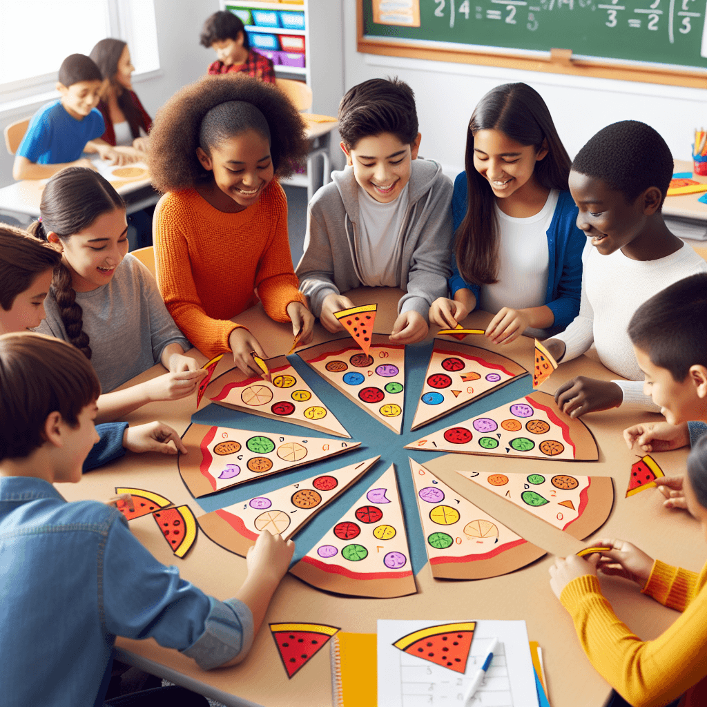 Fraction Pizza Party: Designing Pizzas with Fractions