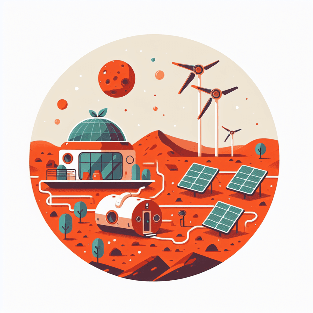Renewable Energy for Martian Habitats