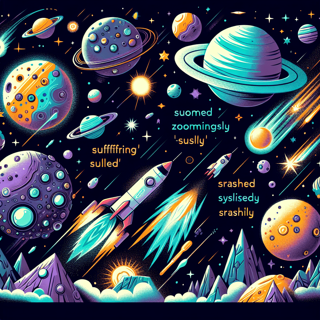 Suffix Space Tales: Exploring '-ed' and '-ly'