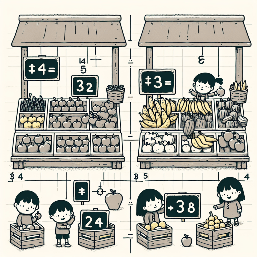 Market Math Mania: Mock Market for Addition, Subtraction