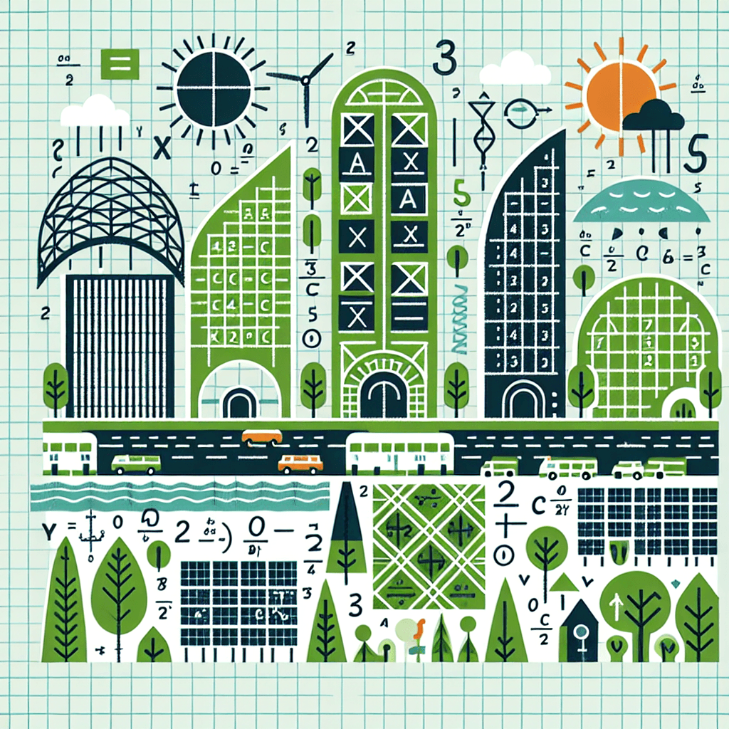 Sustainable City Design with Algebra