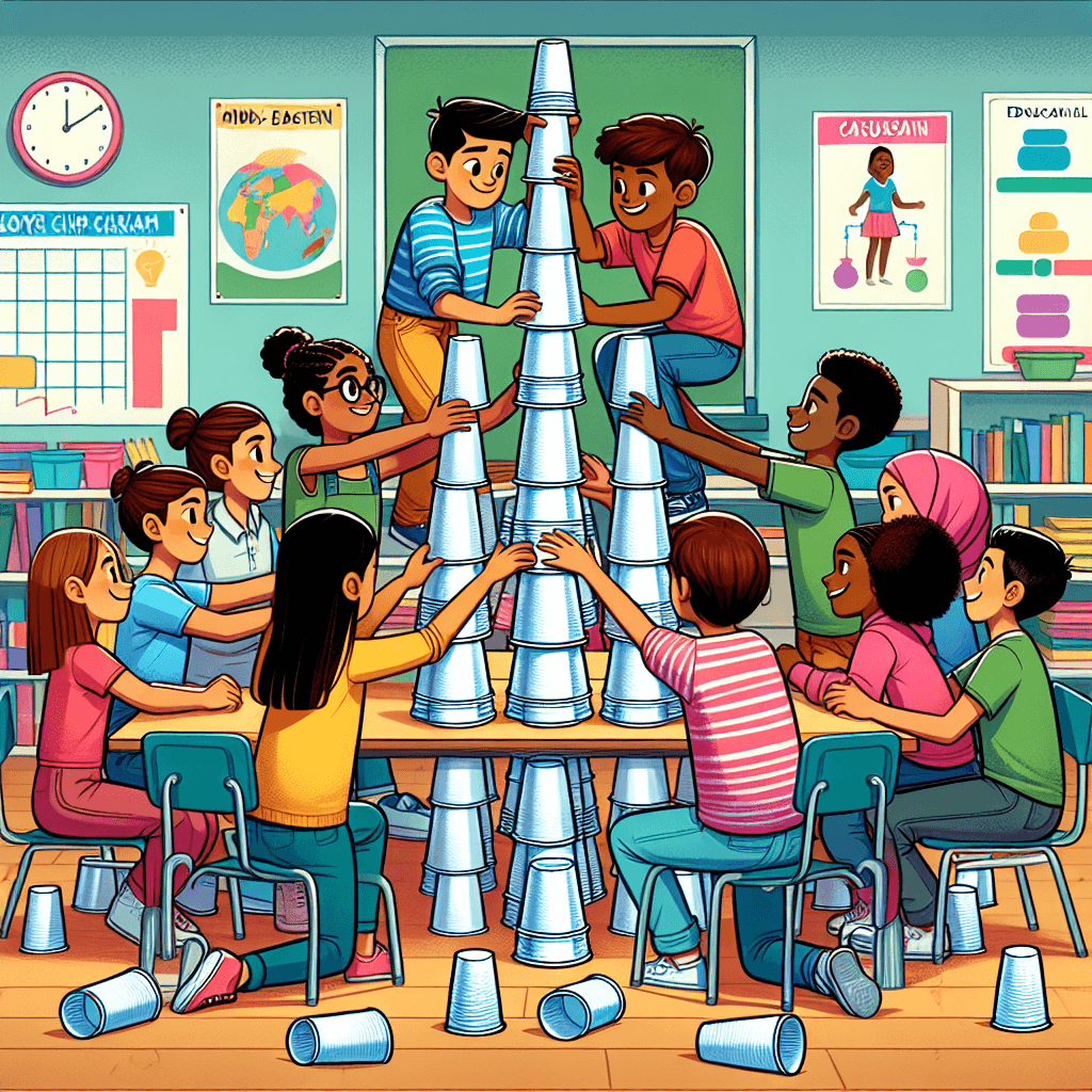 Paper Cup Tower Challenge