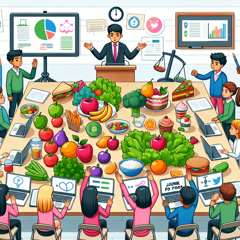 Healthy Eating Debate for Sixth Grade