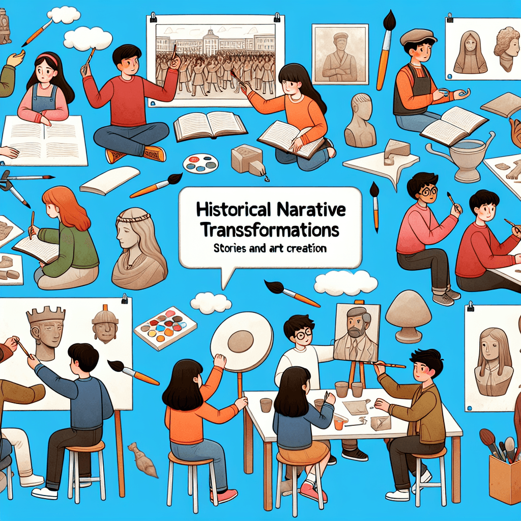Historical Narrative Transformations: Stories and Art Creation