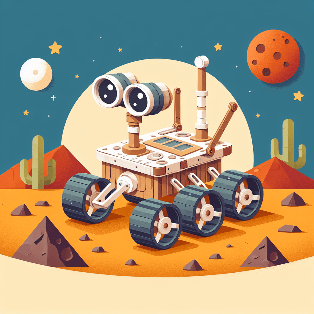 Build a Recycled Mars Rover Replica