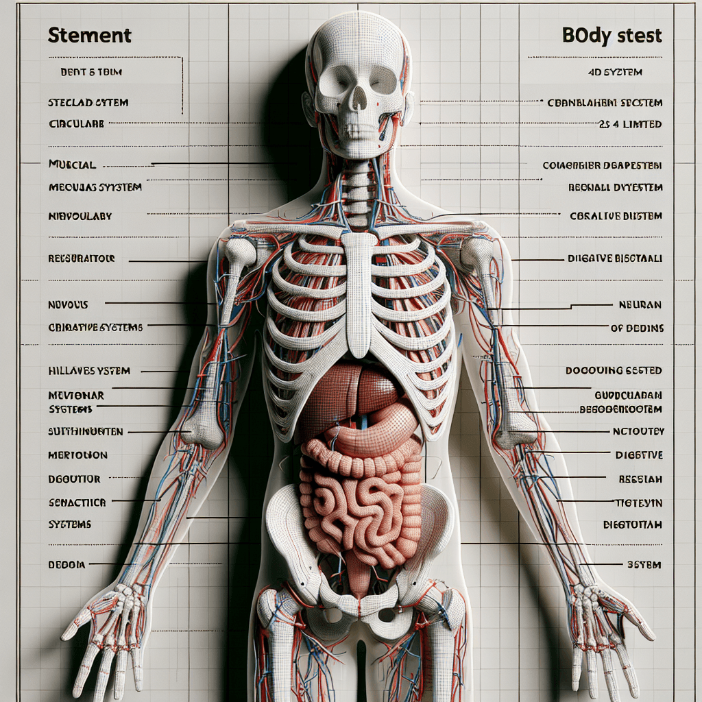 3D/4D Human Body Systems Model Project