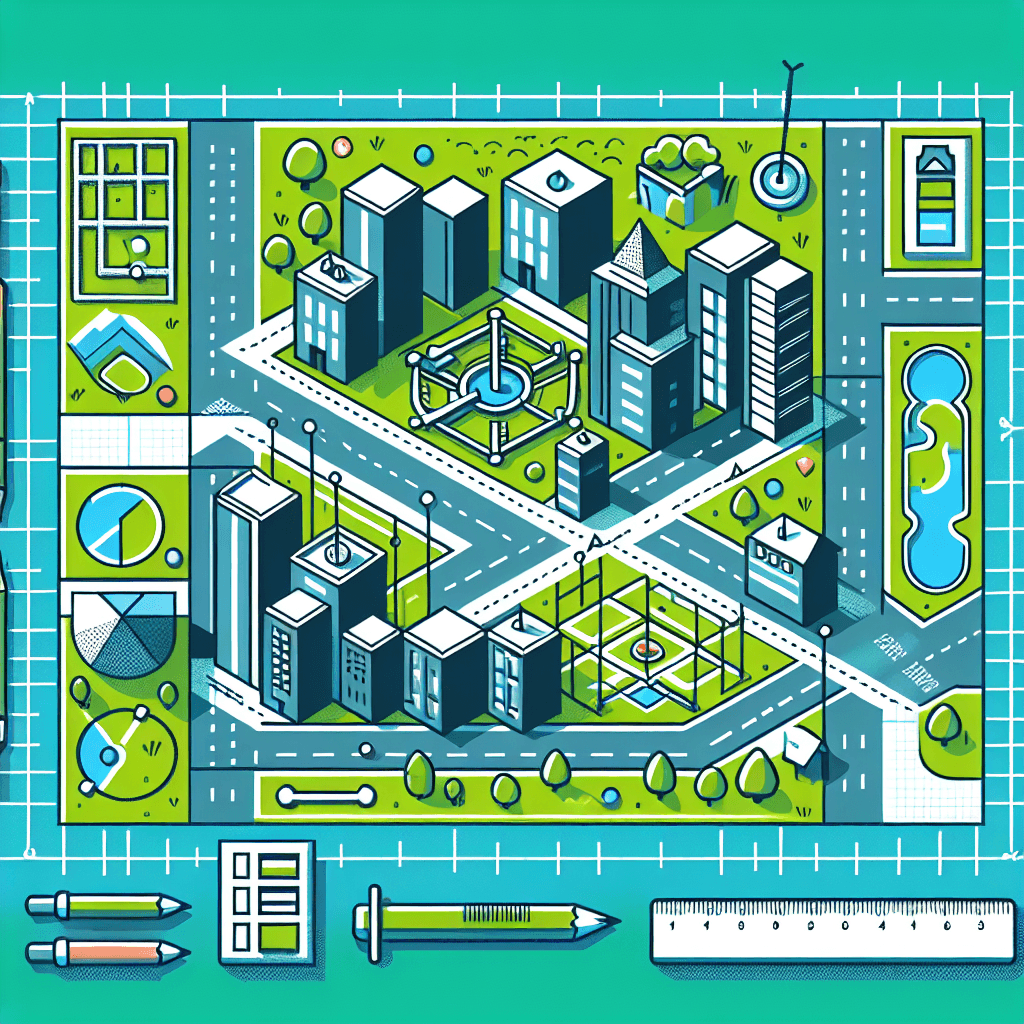 Virtual City Planning: Designing with Area and Perimeter