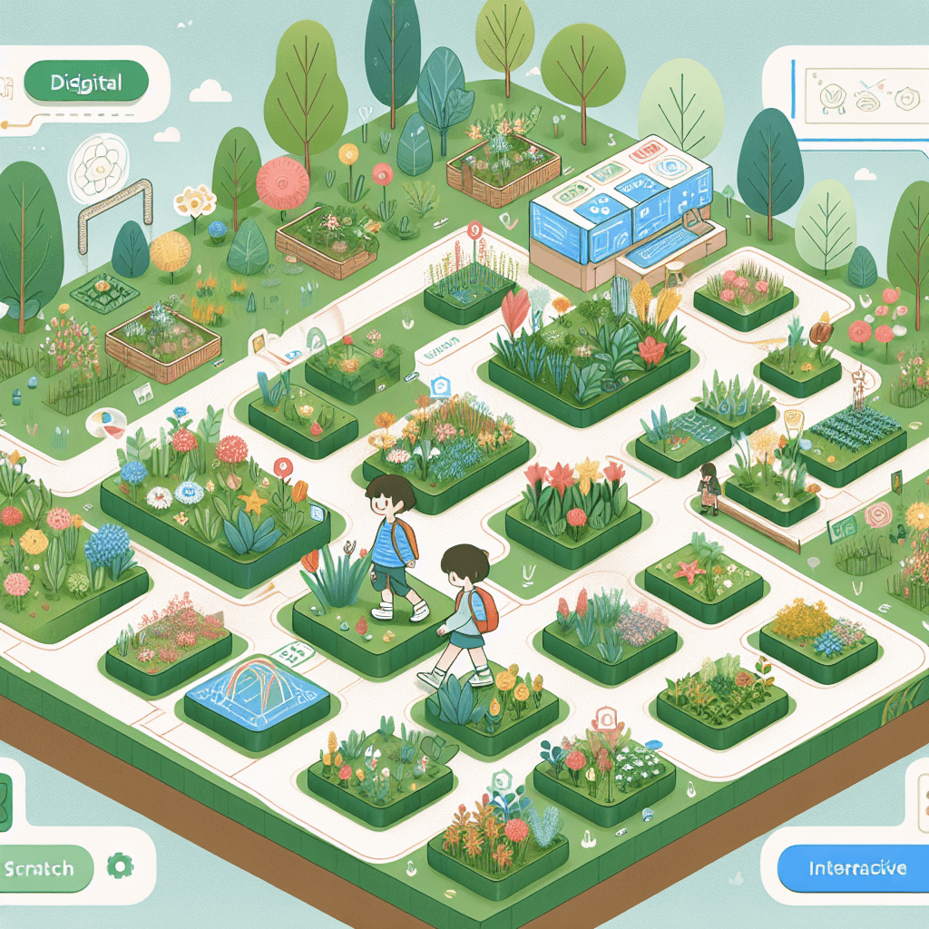 Virtual Botanical Garden Adventure in Scratch