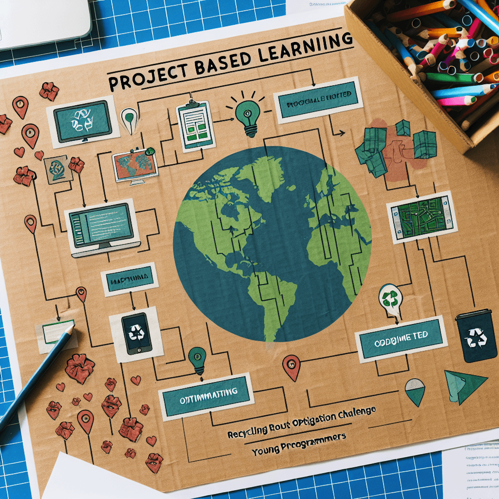 Recycling Route Optimization Challenge for Young Programmers