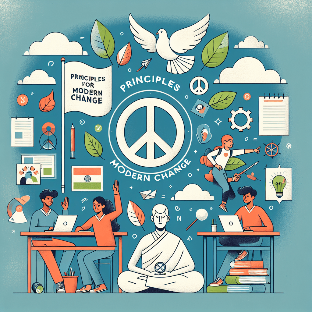 Gandhi's Principles for Modern Change: Student Campaigns