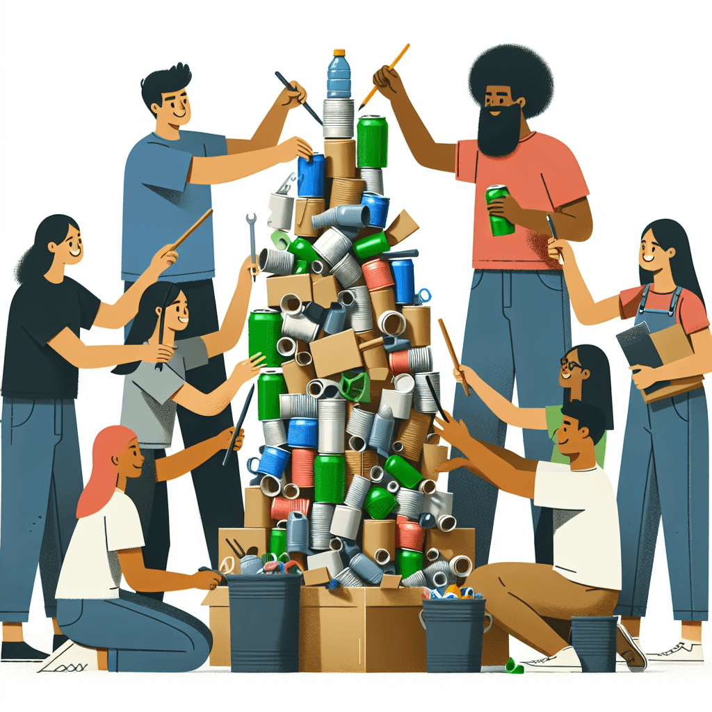 Recycled Art: Team Sculpture Challenge