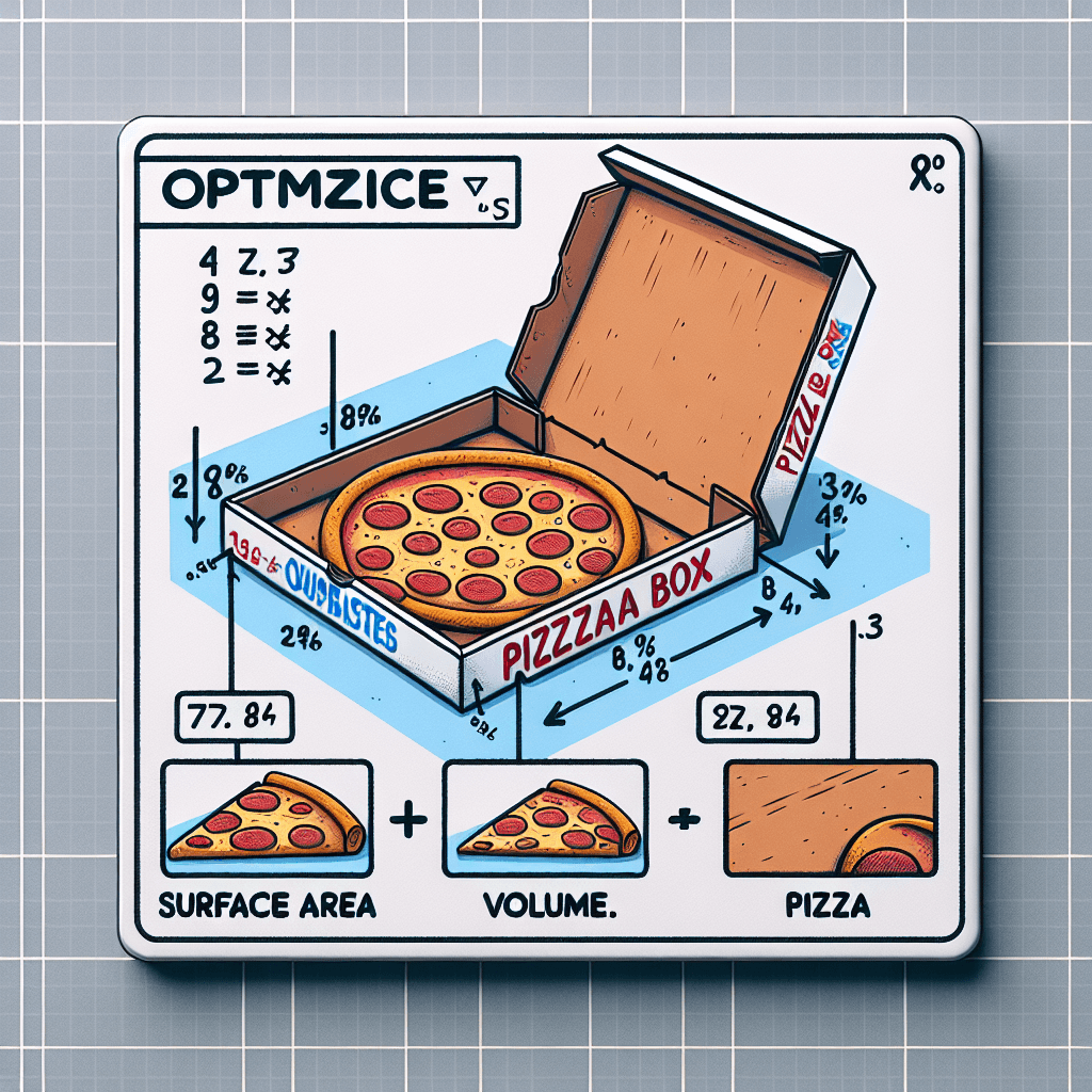 Optimizing Pizza Box Design: Surface Area vs. Volume
