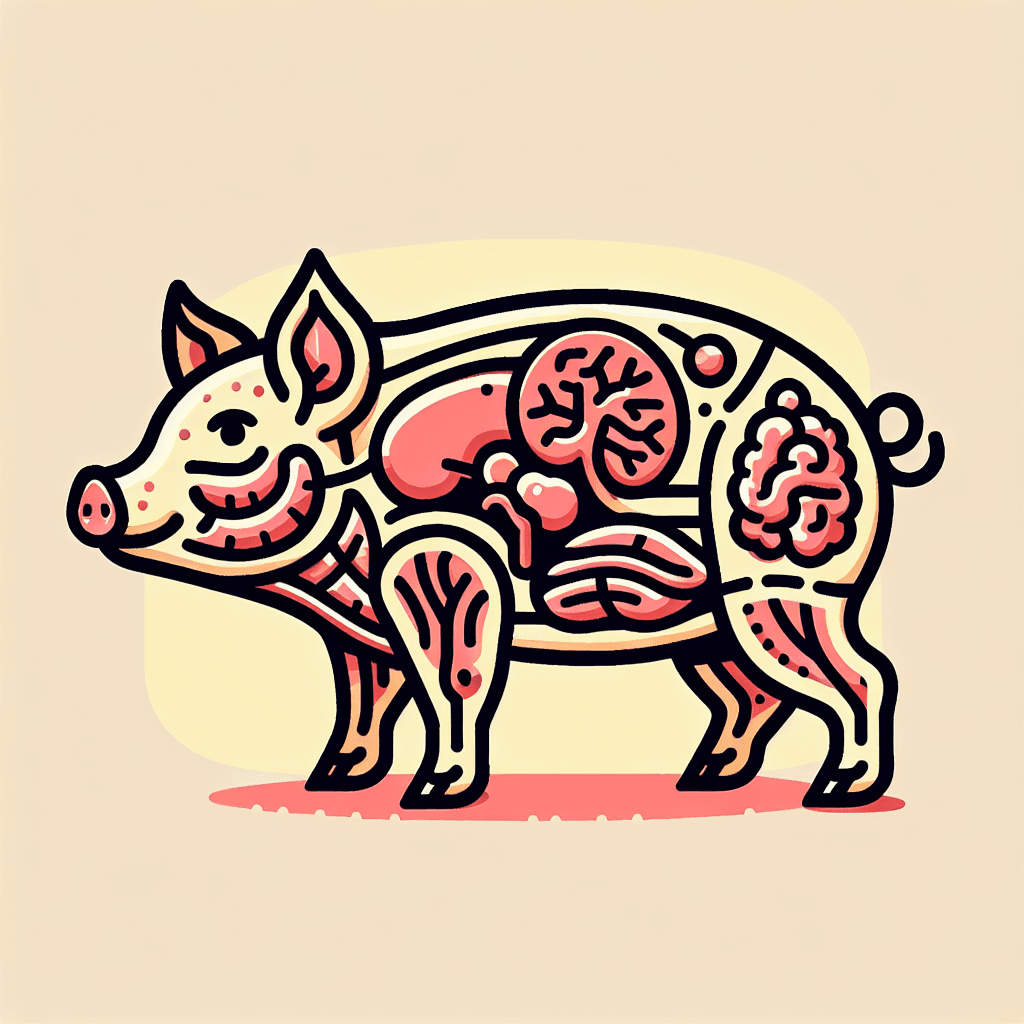 Illustrating Pig Anatomy: A Science and Art Fusion