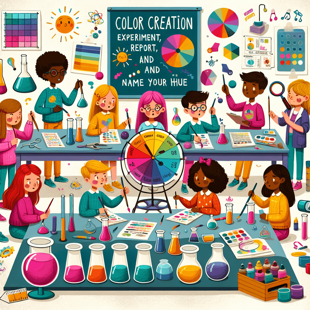 Color Creation: Experiment, Report, and Name Your Hue