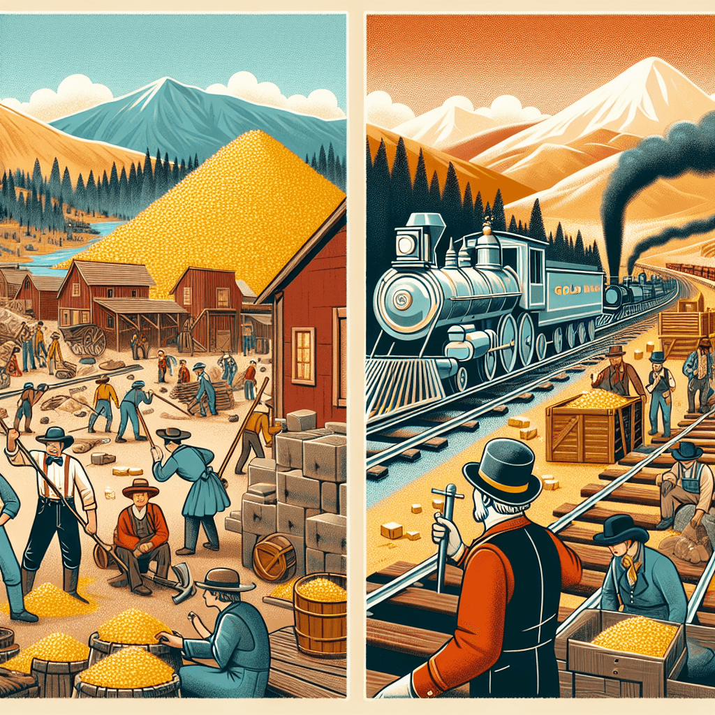 California's Gold Rush: Railroads and Communication Growth