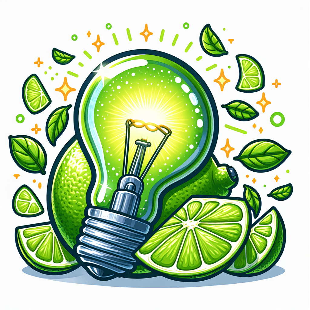 Lime Lightbulb: Powering the Future with Citrus