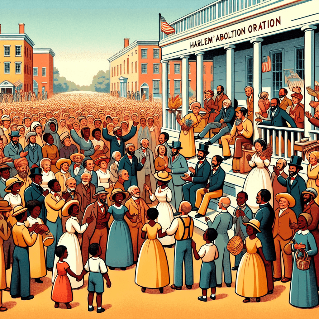 Harlem's 1813 Abolition Oration: A Community Celebration