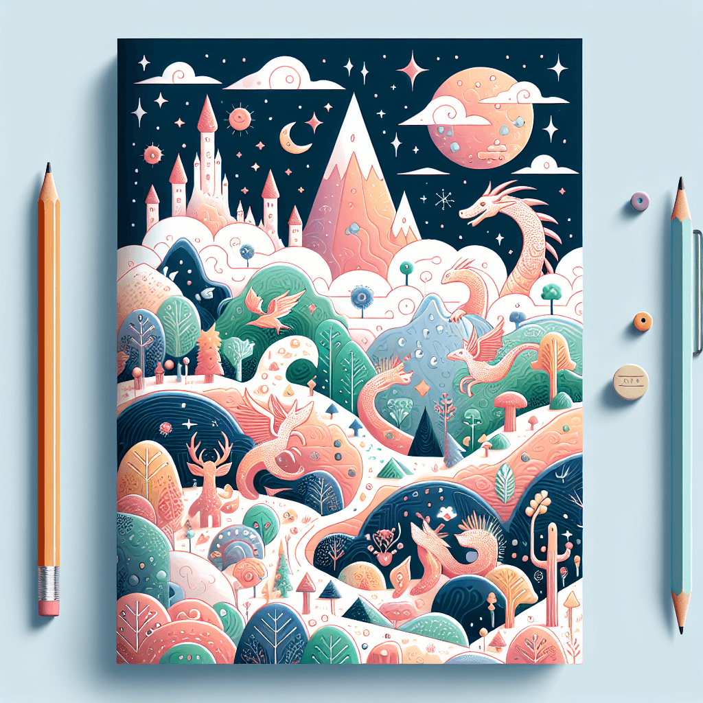 Fantasy World Brochure: Explore a Fictional Land