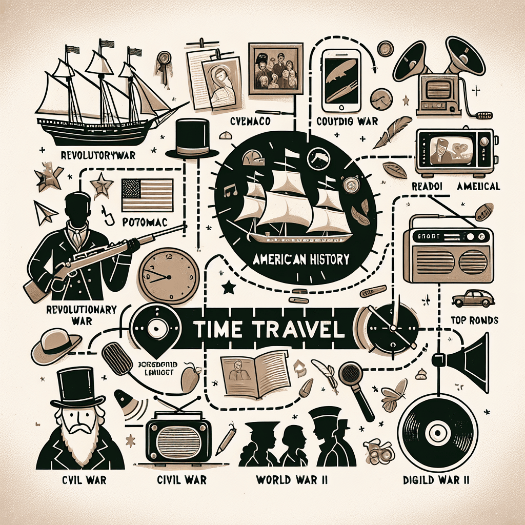 American History Time Travel: Conflicts Explored Through Art & Media