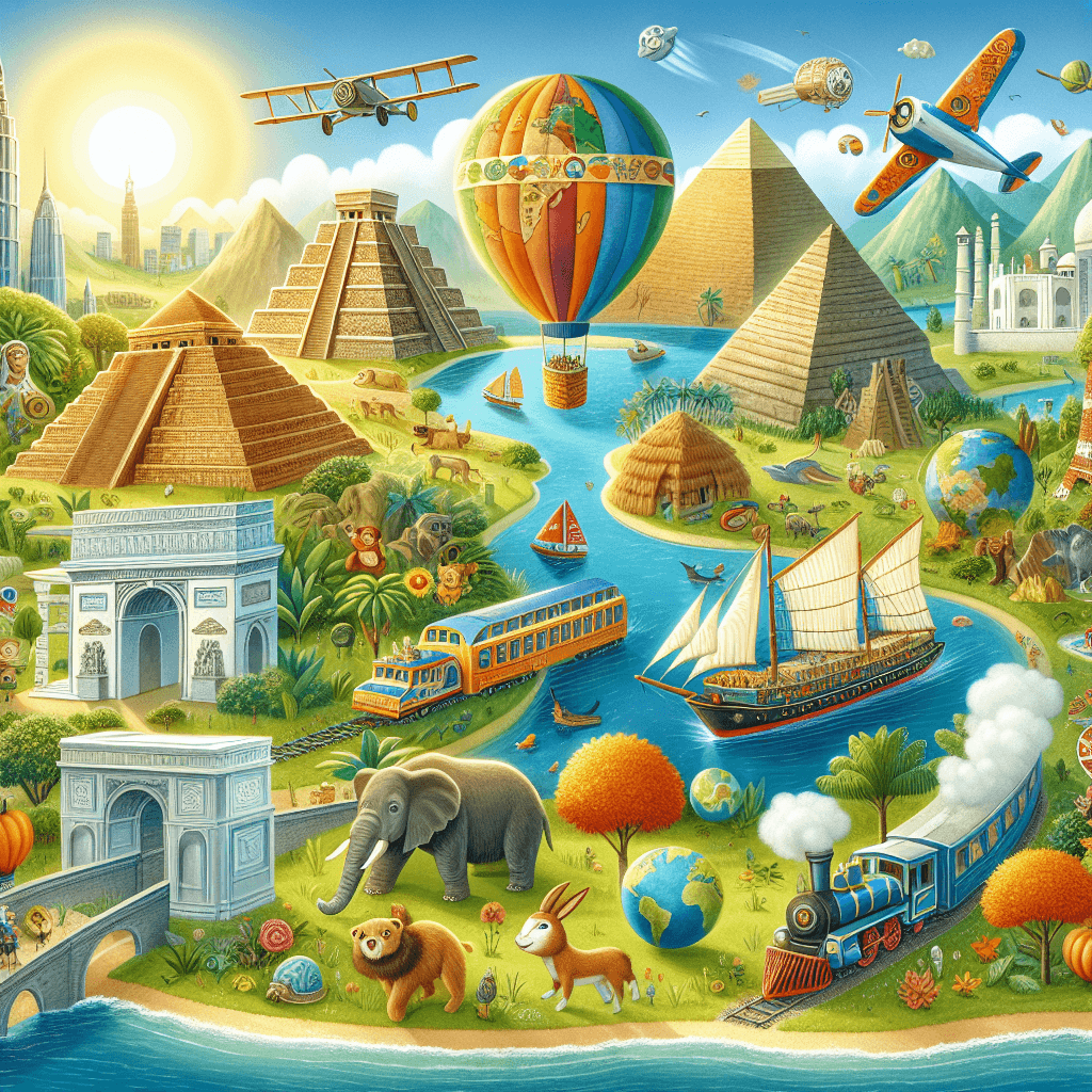 Around the World: Civilizations, Geography, and Eighty Days