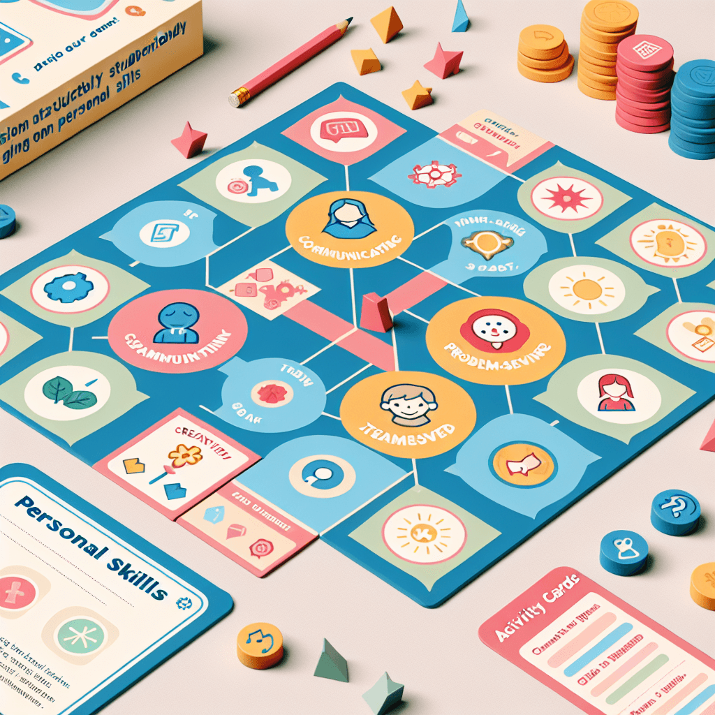 Personal Skills Game: A Board Game About I Can