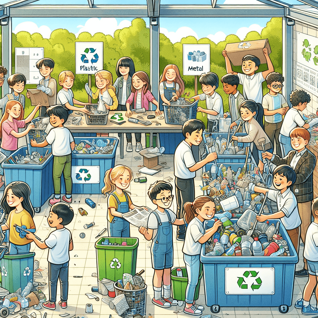 Reduce, Reuse, Recycle: Student-Run Senior Recycling Station