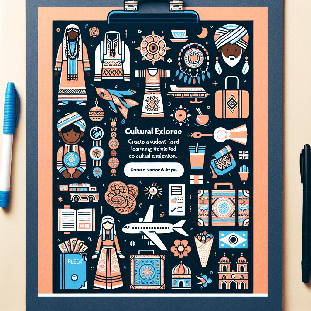 Cultural Travel Brochure: Explore and Showcase Diverse Cultures