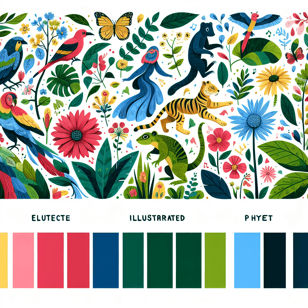 Nature's Palette: Illustrated Poems