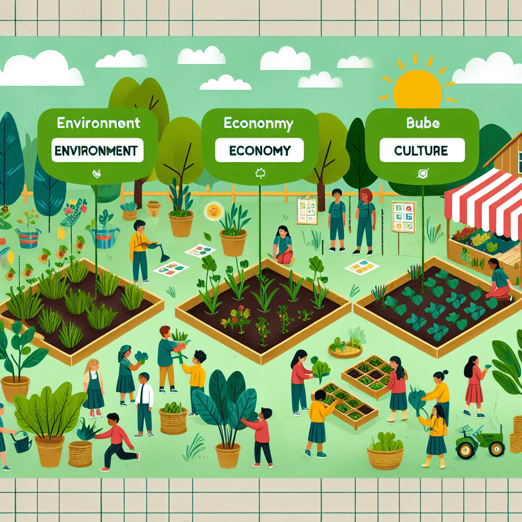 School Gardens: Cultivating Environment, Economy, and Culture