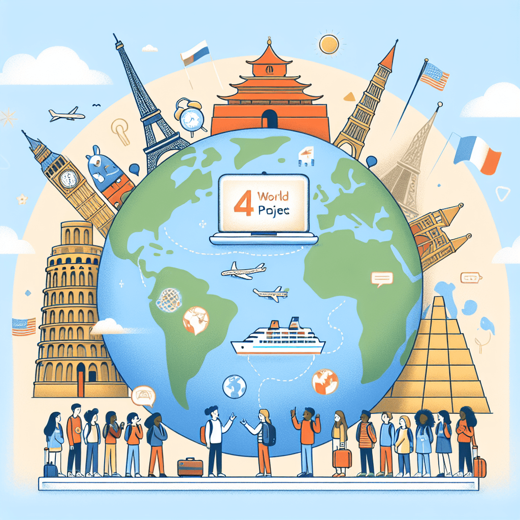 Around the World in 4 Days: A Travel Project