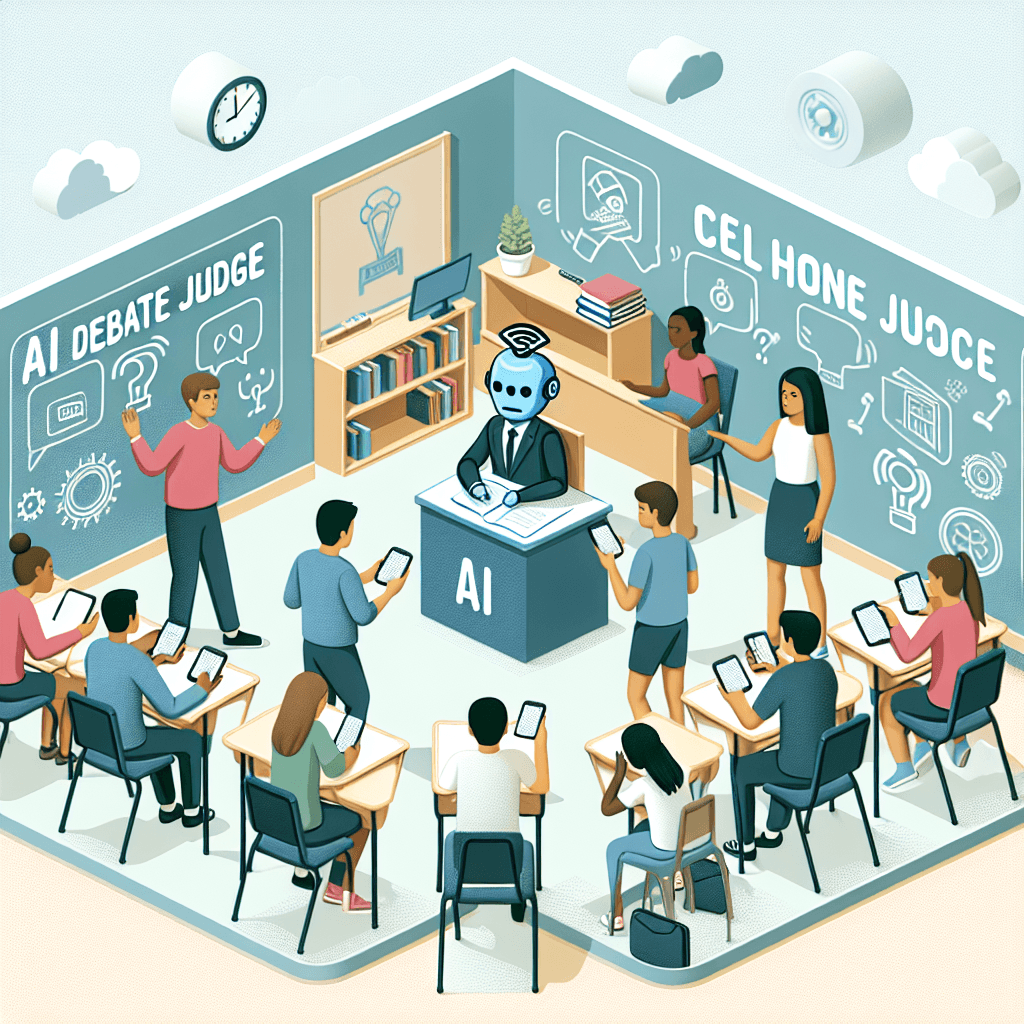 AI Debate Judge: Cell Phone Use in Schools