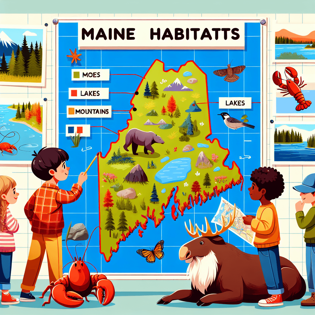 Mapping Maine Habitats and Cartography- FVS grades 3 and 4. 2025-2026