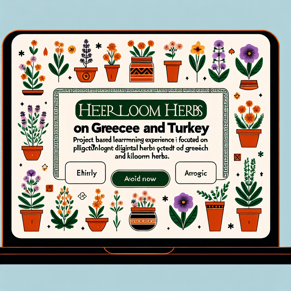 Heirloom Herbs of Greece and Turkey: A Digital Archive