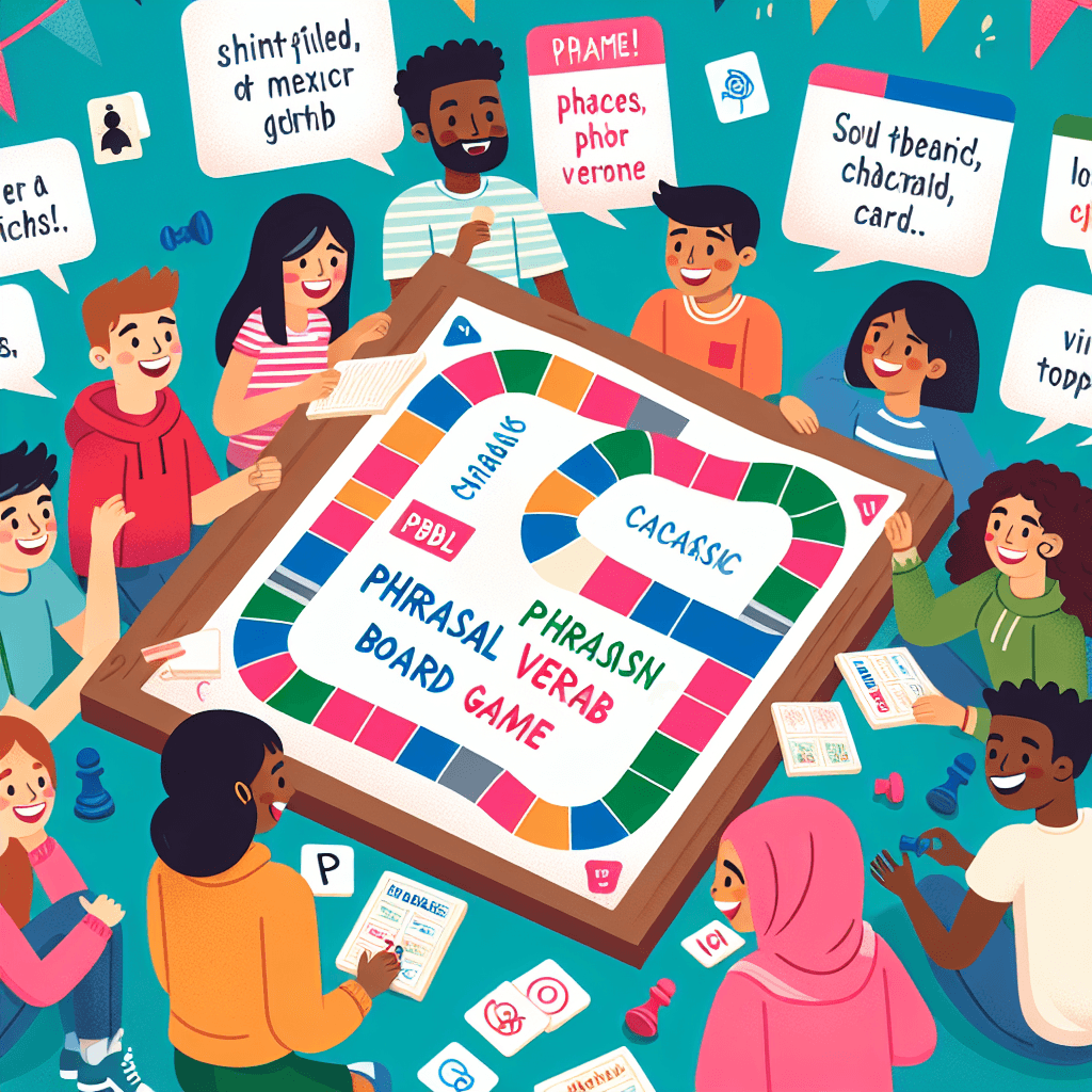 Phrasal Verb Board Game Challenge