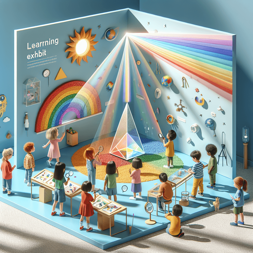 Rainbow Science Exhibit: Exploring Light and Color