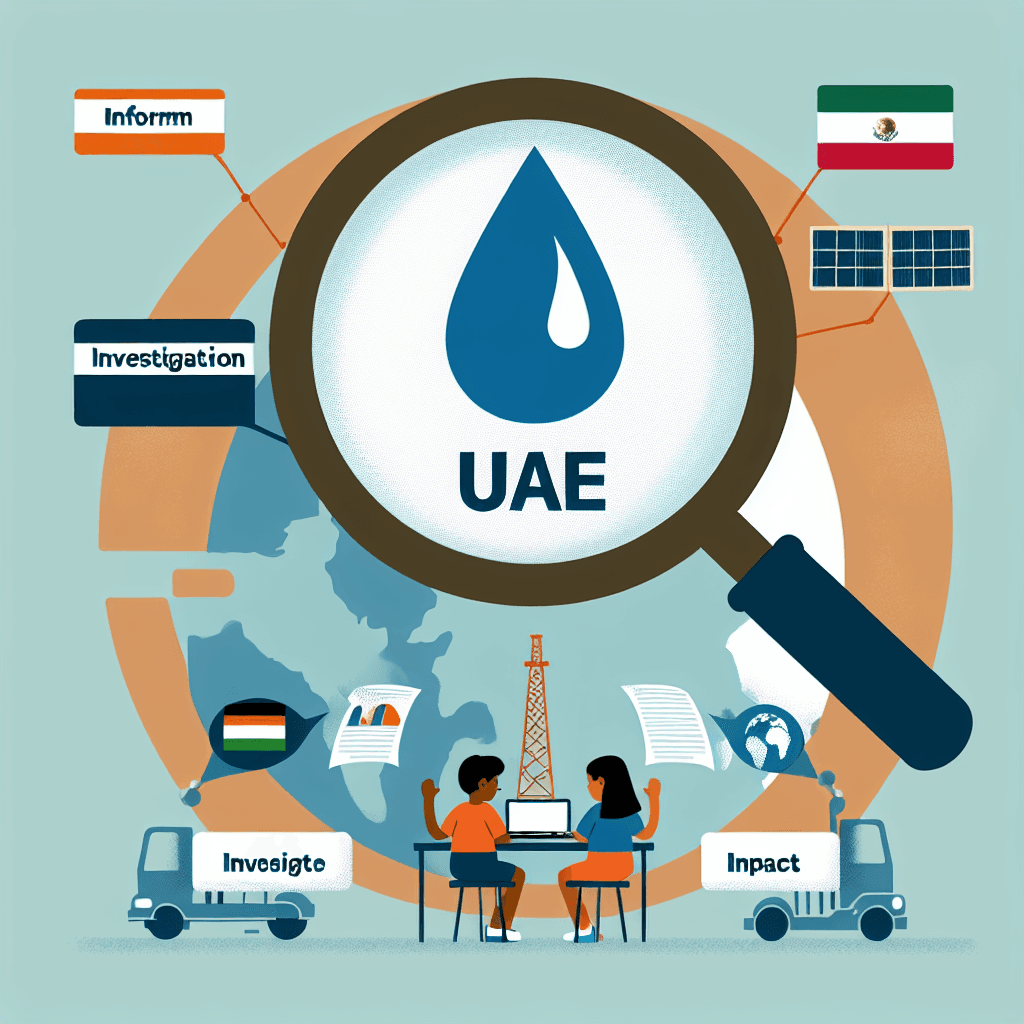UAE Oil Spill: Investigate, Inform, and Impact