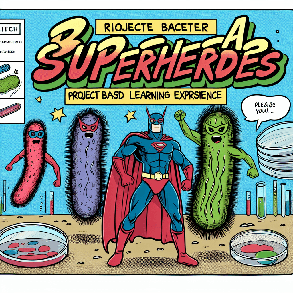Bacteria Superheroes: A Comic Book Adventure