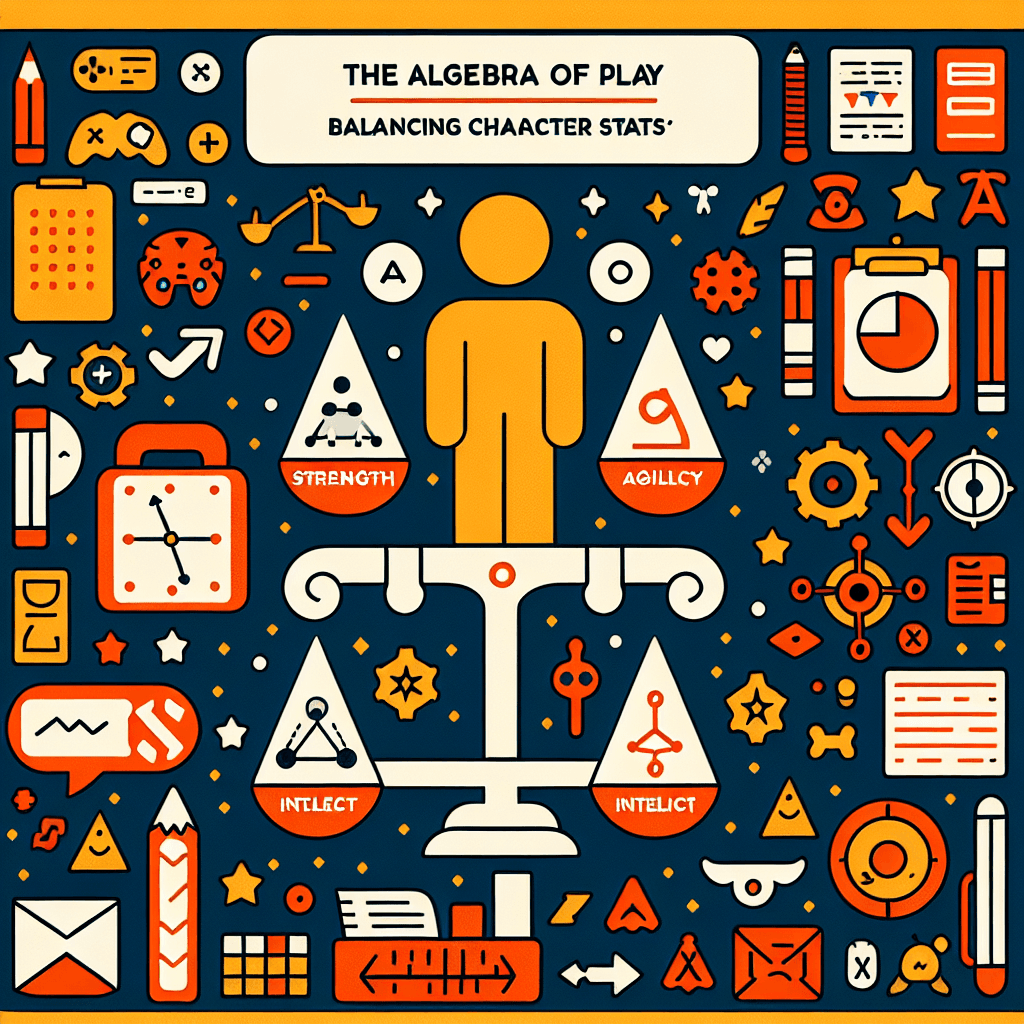 The Algebra of Play: Balancing Character Stats