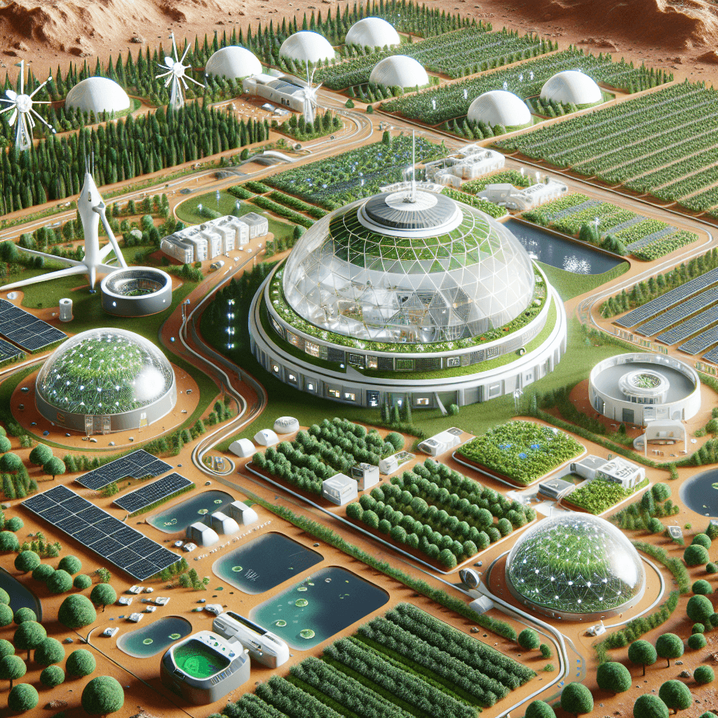 Atomic Architecture: Designing the First Sustainable Martian Colony