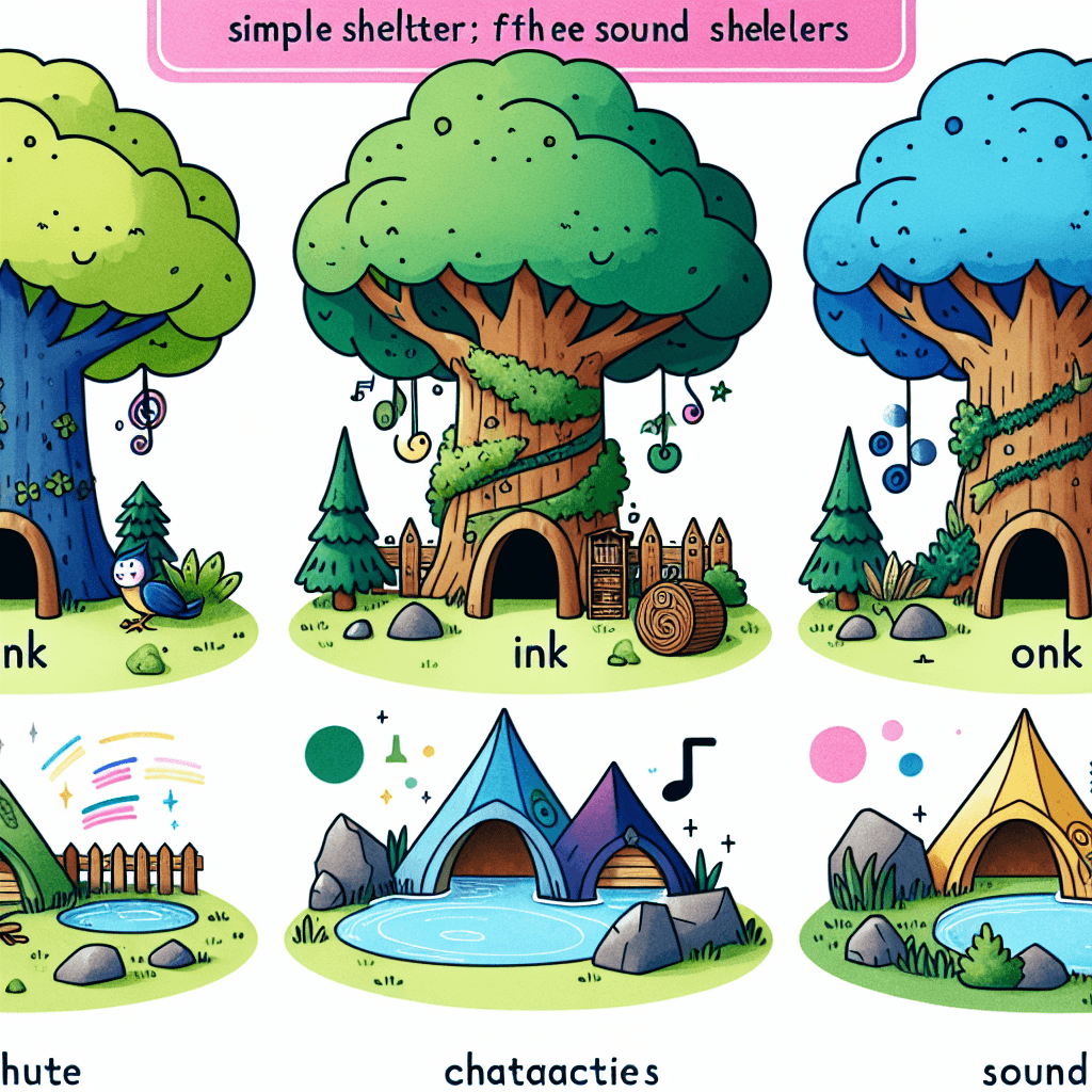 Mythical Sound Shelters: Habitats for Ank, Ink, and Onk